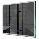 Specchio LED Quadrato | Pulsante touch | Luce bianca fredda - Reyze Serie Edge Modello 1